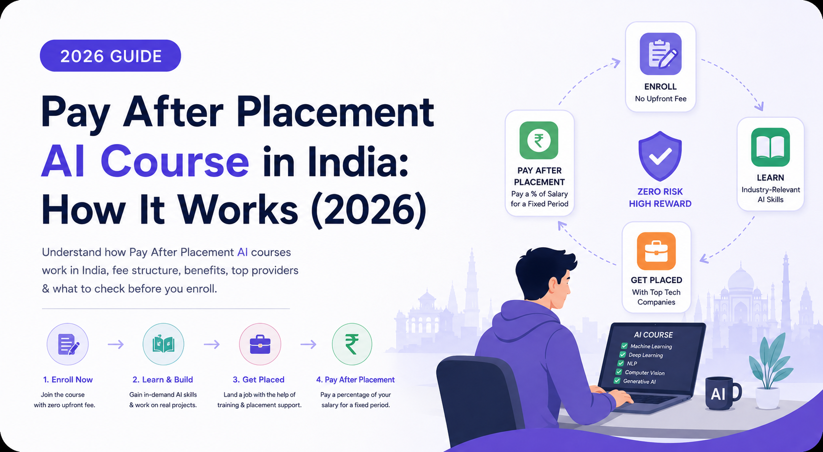 Pay After Placement AI Course in India: How it Actually Work 2026